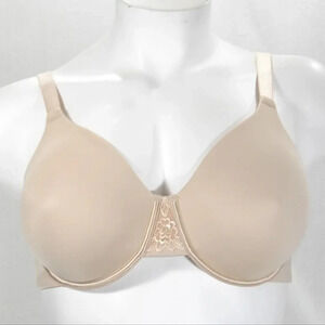 40C Vanity Fair 76080‎ Back Smoothing Full Figure Minimizer Underwire Bra Beige